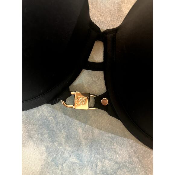 HONEY BIRDETTE Everyday Smooth Convertible Push Up Bra Black Strapless 30DD NWT - Picture 3 of 9